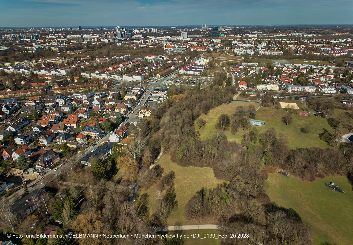 20.02.2023 -  der verschwundene Hachinger Bach in Neuperlach und Berg am Laim